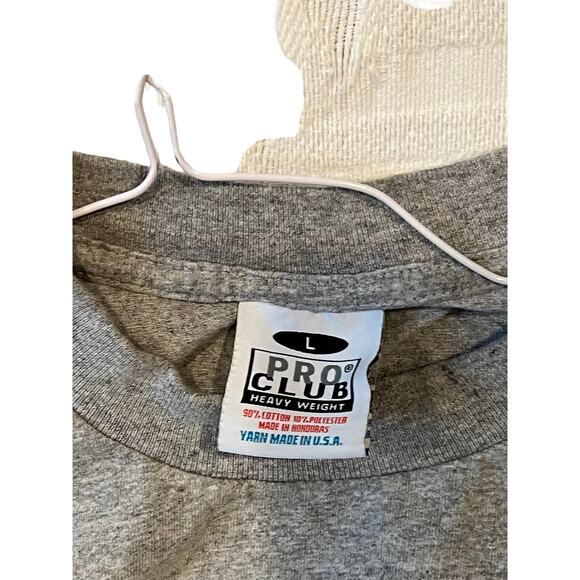 Pro-Club Heavy Weight Long Sleeve Tshirt Mens L - Picture 3 of 3